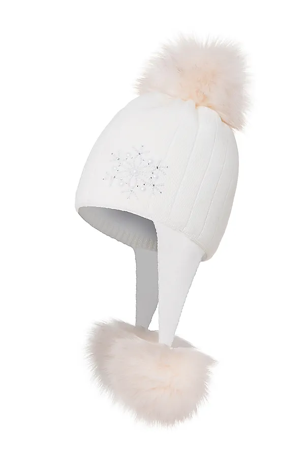 Шапка ESLI, экрю - фото 1