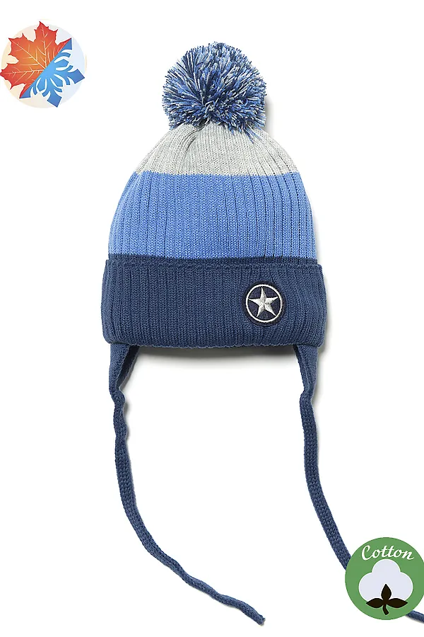 Шапка ESLI, серо-голубой - фото 1