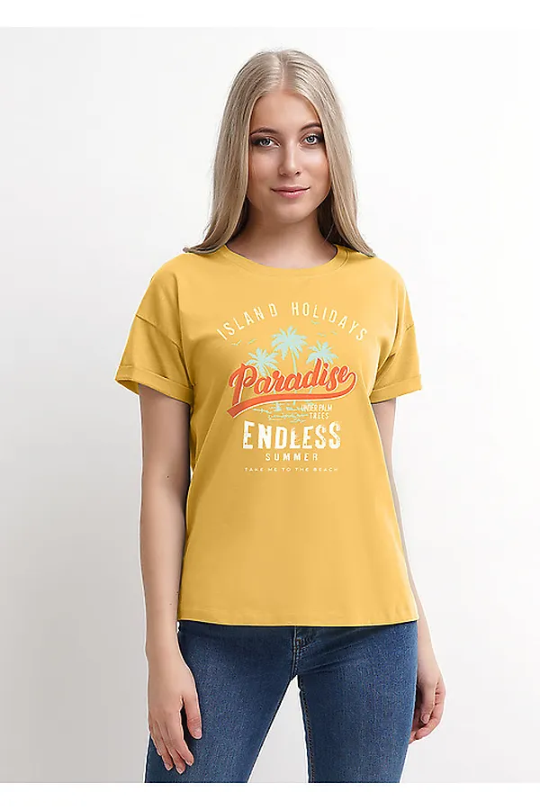 Футболка CLEVER, св.жёлтый - фото 1