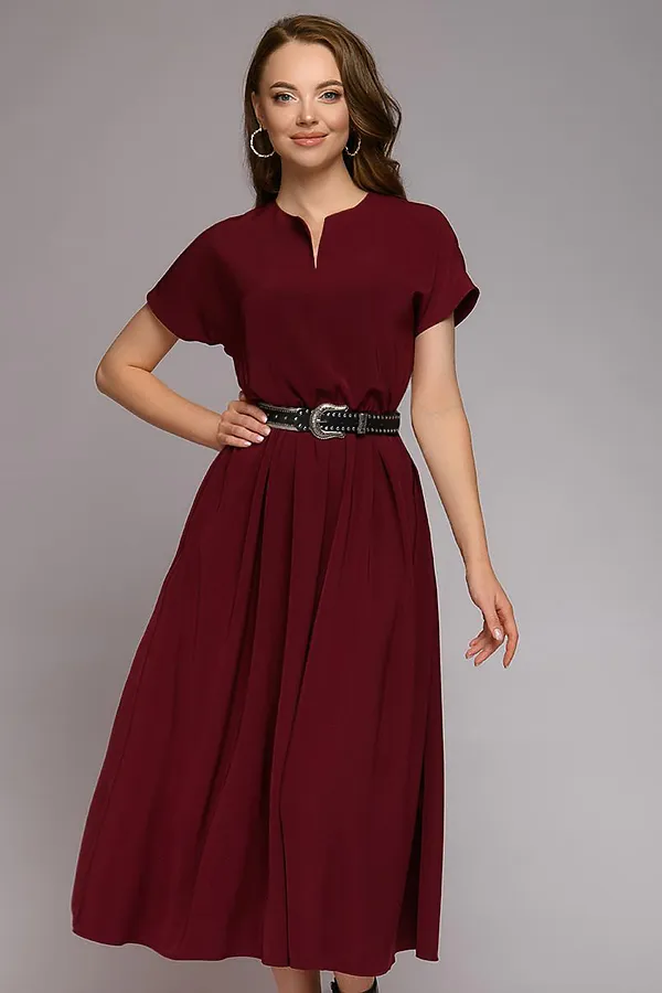 Платье 1001 DRESS, бордовый - фото 1