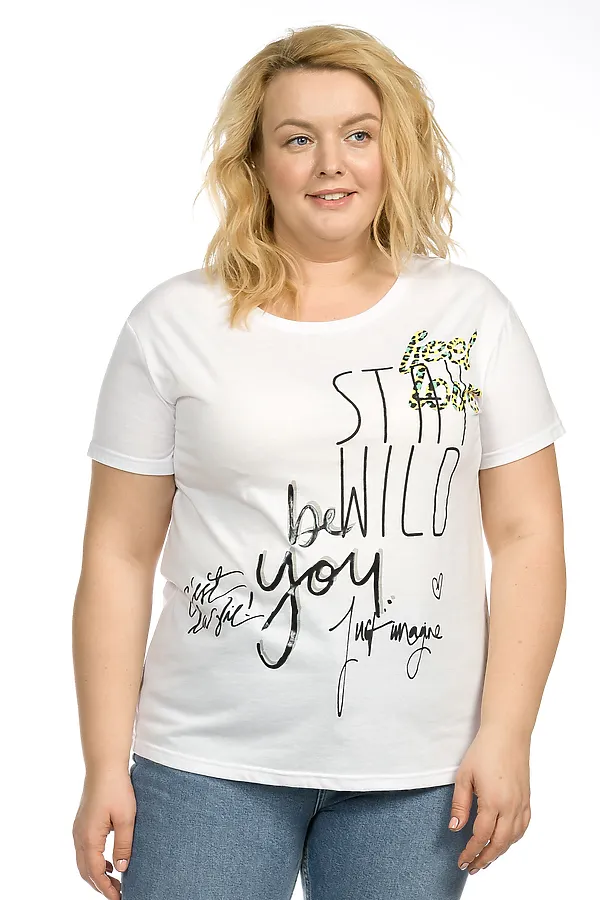 Футболка PELICAN, белый - фото 1