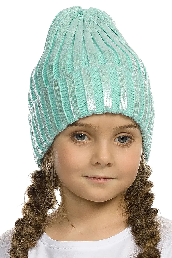 Шапка PELICAN, лазурный - фото 1