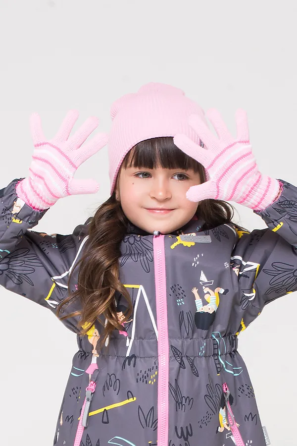 Перчатки CROCKID, розовый - фото 1