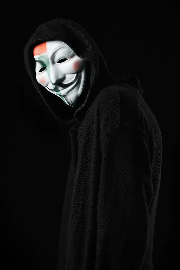 Маска Гая Фокса LA MASCARADE, белый - фото 1