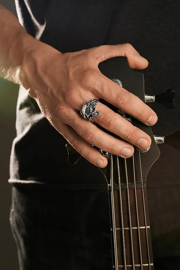 Кольцо "Конг: Остров черепа" КРАСНАЯ ЖАРА, серебристый - фото 1