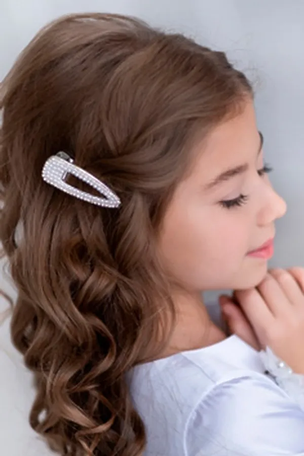 Заколка 6 шт. ALOLIKA, диана белый - фото 1