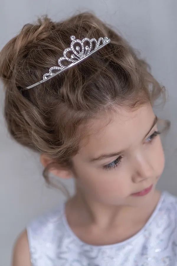 Диадема ALOLIKA, каприз серебро - фото 1