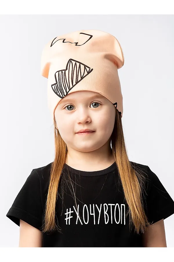 Шапка BODO, персиковый - фото 1