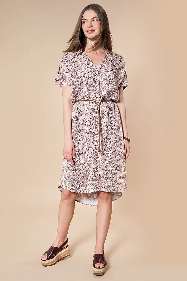 Платье VILATTE, пудровый-кофейный - фото 1