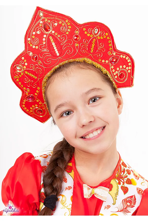 Костюм карнавальный BATIK, кокошник "царевна" - фото 1
