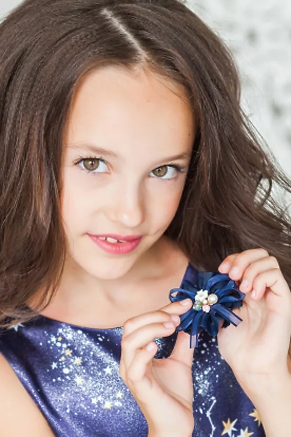 Заколка 6 шт. ALOLIKA, милослава т.синий - фото 1