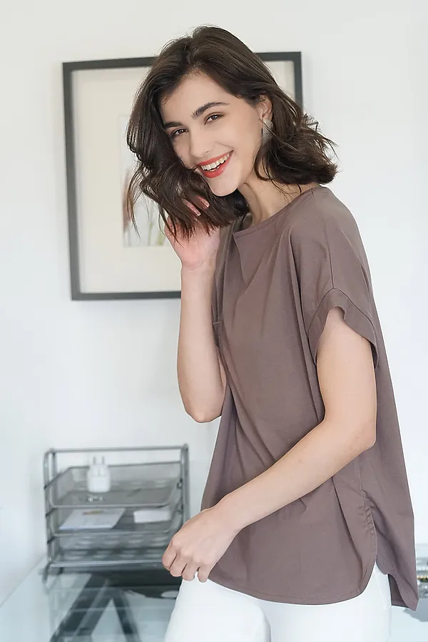 Футболка VILATTE, кофейный - фото 1