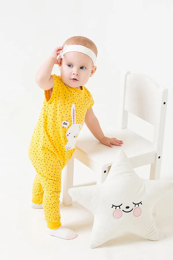 Комбинезон CROCKID, желтый - фото 1