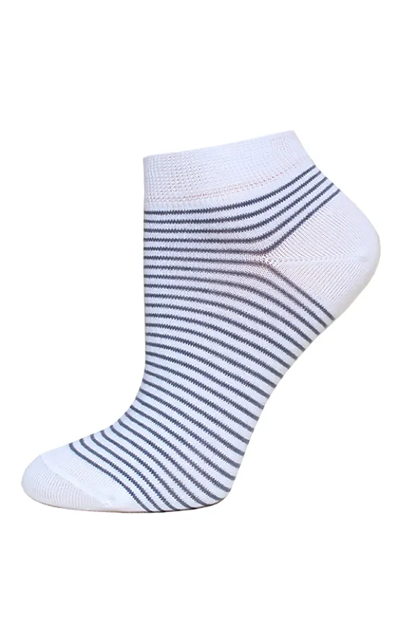 Носки БРЕСТСКИЕ, белый-серый - фото 1