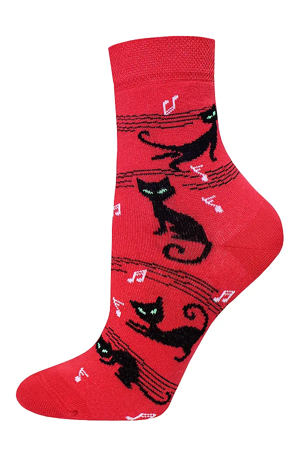 Носки БРЕСТСКИЕ, вишневый - фото 1