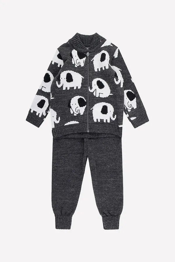 Костюм (Брюки+Джемпер) CROCKID SALE, серый - фото 1