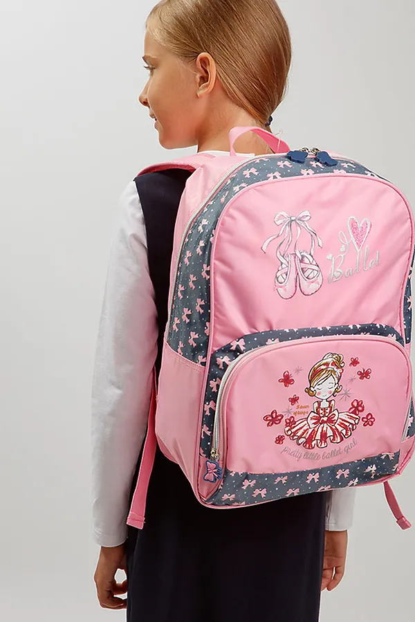 Рюкзак PLAYTODAY, розовый, черный - фото 1