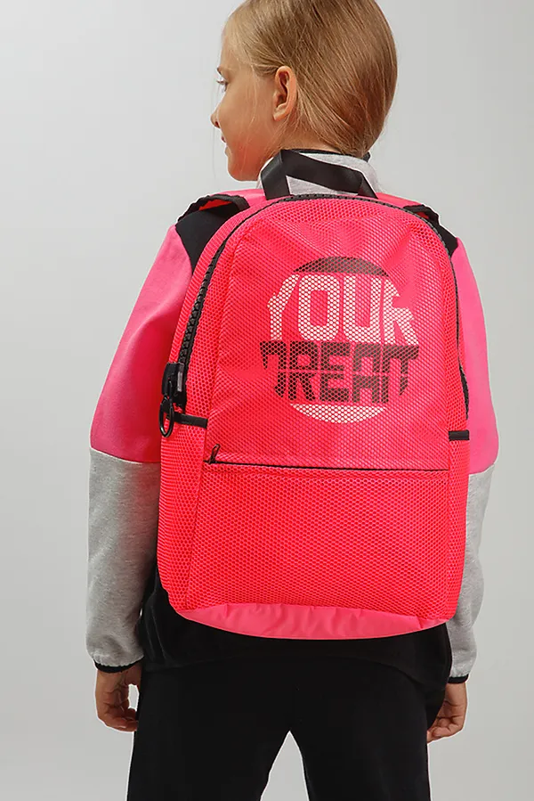 Рюкзак PLAYTODAY, фуксия, черный - фото 1