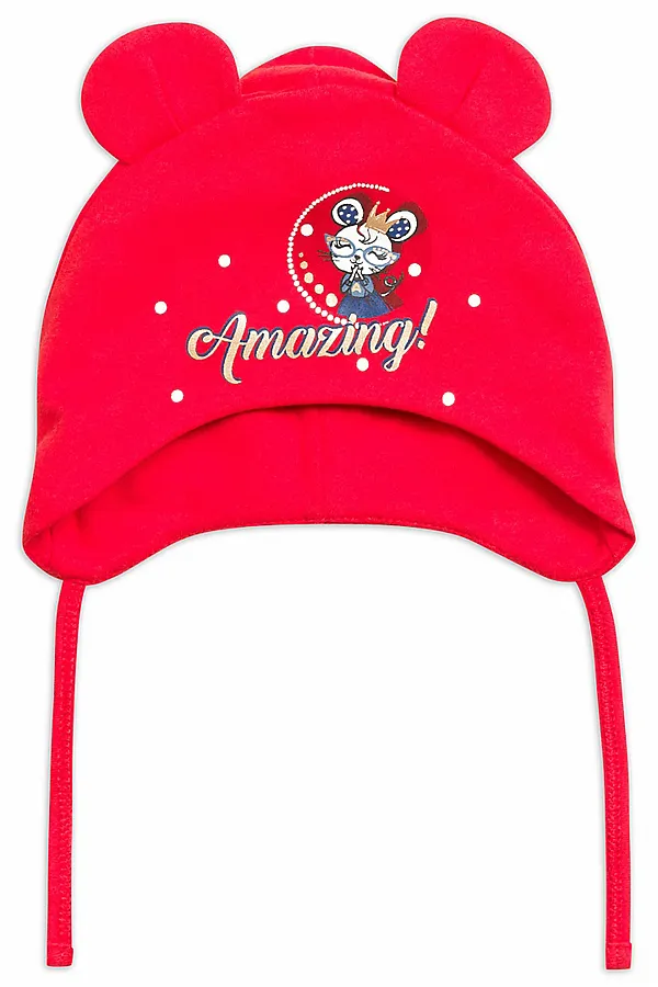 Шапка PELICAN, красный - фото 1