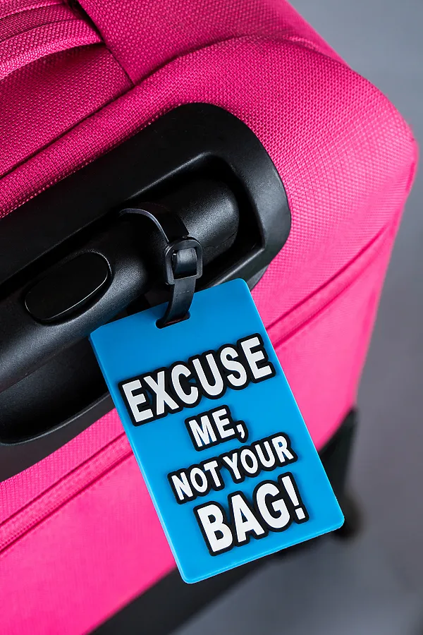 Багажная ID бирка Nothing But Love, голубой - фото 1