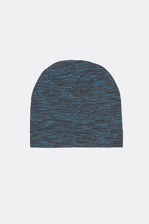 Шапка MARK FORMELLE, синие штришки на черном мулине - фото 1