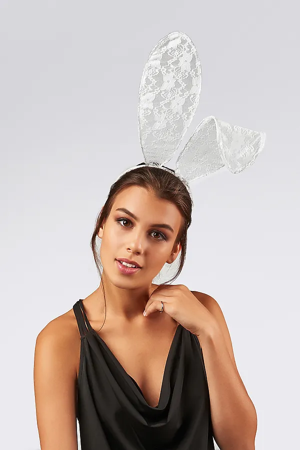 Ободок с ушками Nothing Shop, белый - фото 1
