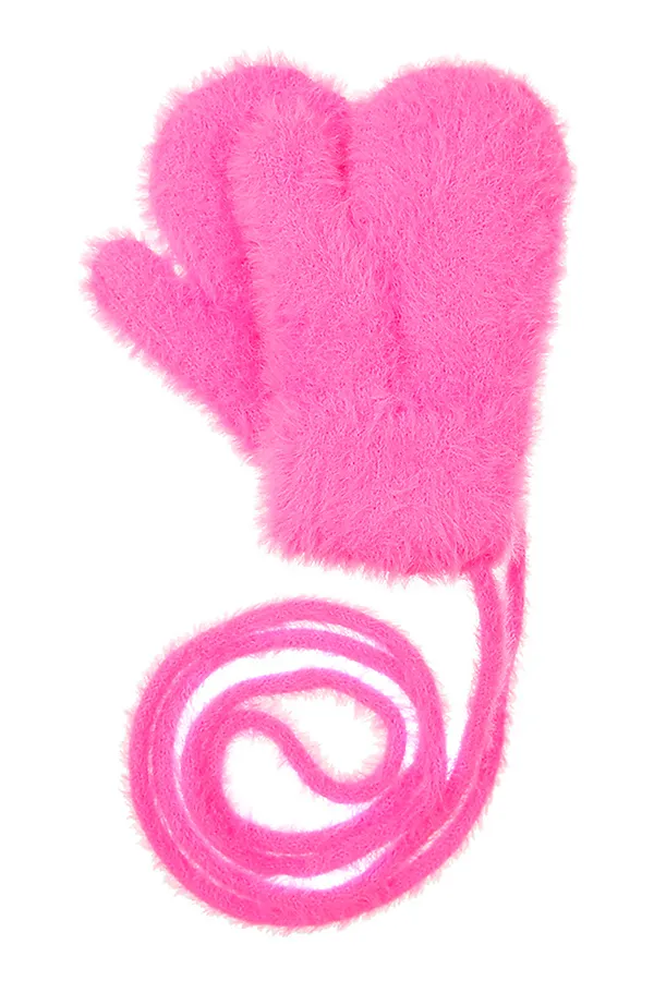 Варежки PLAYTODAY, малиновый - фото 1