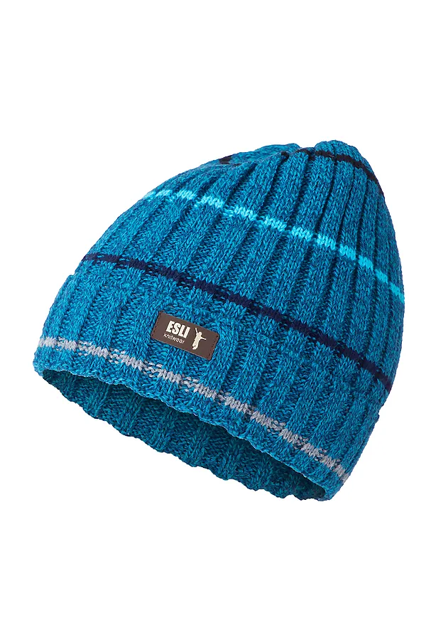 Шапка ESLI, синий-зеленый - фото 1