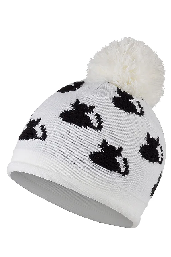 Шапка ESLI, белый-черный - фото 1