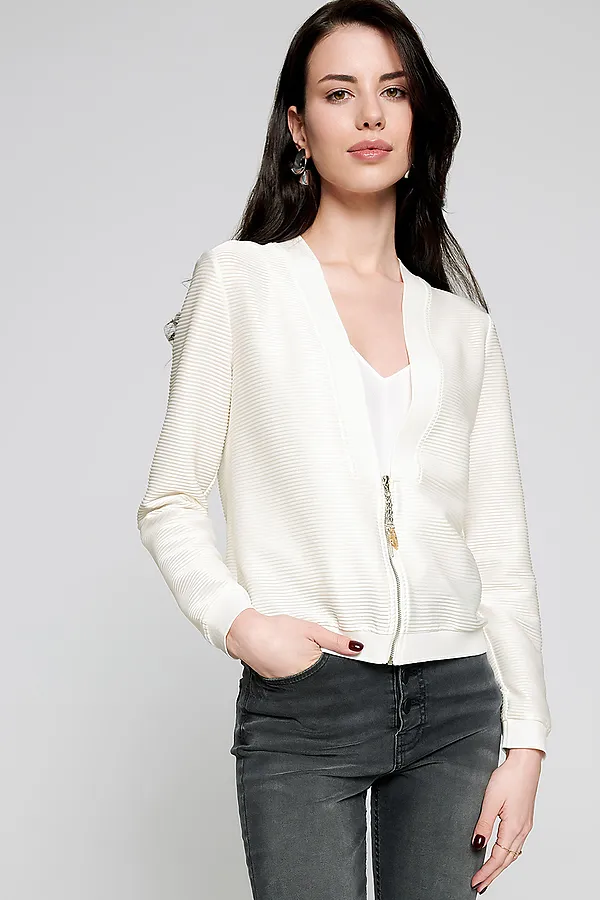 Бомбер CONTE ELEGANT, белый - фото 1