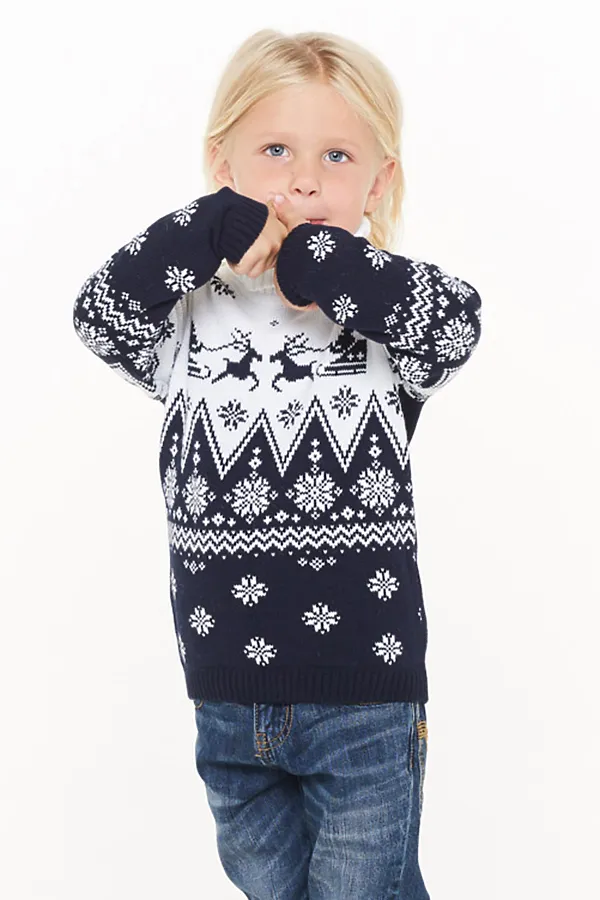 Свитер VAY, т.синий - фото 1