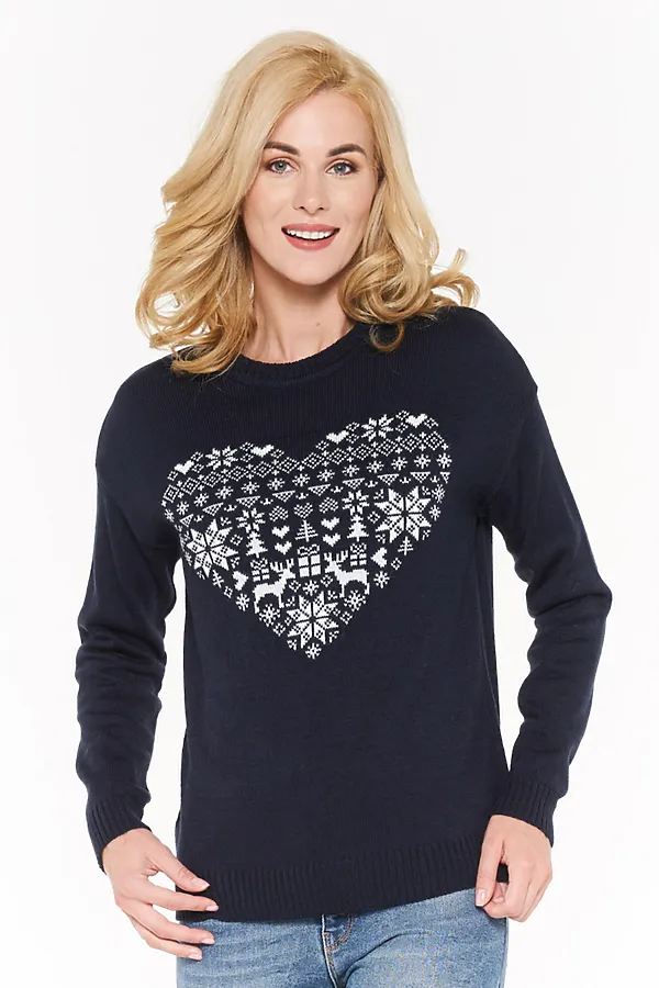 Джемпер VAY, т.синий - фото 1