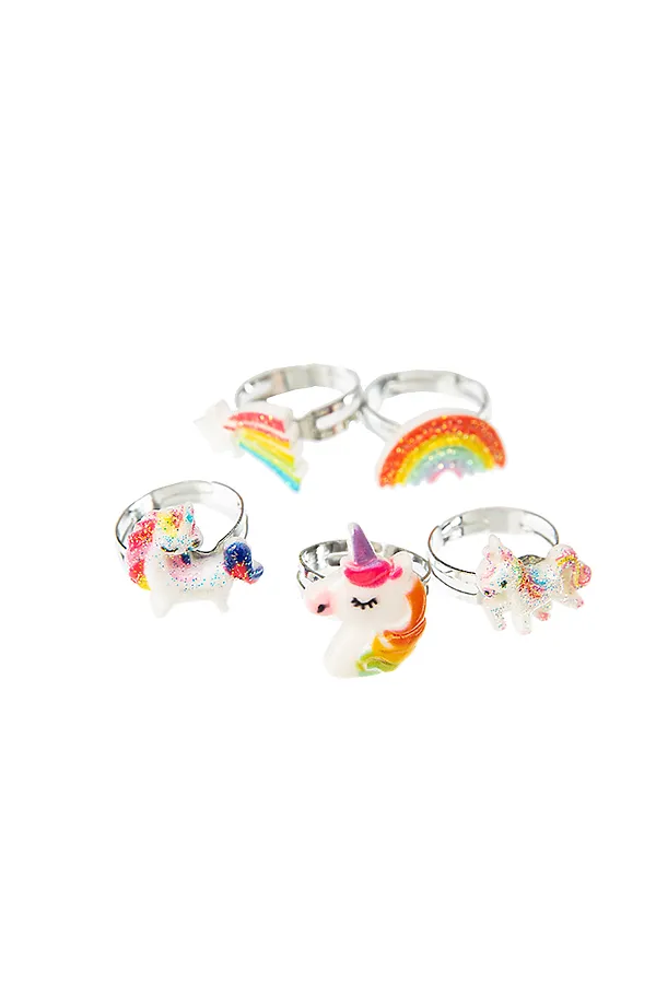 Набор колец PLAYTODAY, многоцветная - фото 1