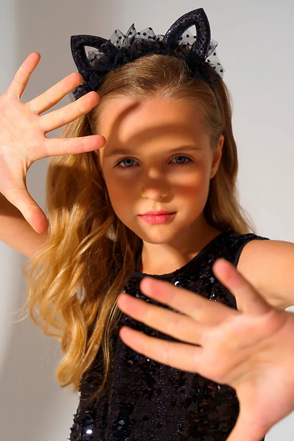 Ободок PLAYTODAY, черный - фото 1