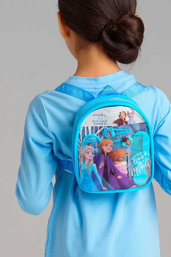 Набор (Рюкзак+Аксессуары) 10 шт. PLAYTODAY, голубой - фото 1