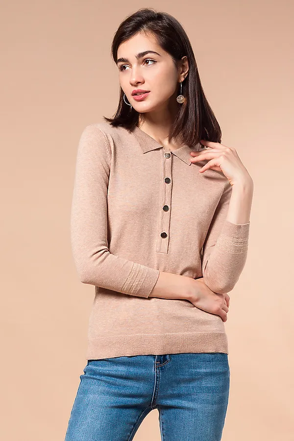 Джемпер VILATTE, светло-бежевый - фото 1