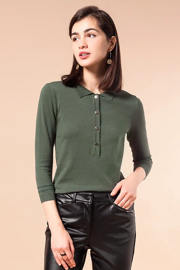 Джемпер VILATTE, оливковый - фото 1