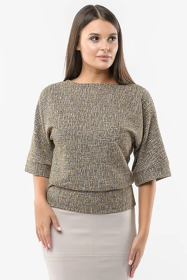 Джемпер REMIX, желтый меланж - фото 1