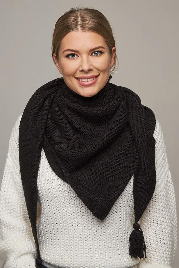 Шарф VAY, черный - фото 1