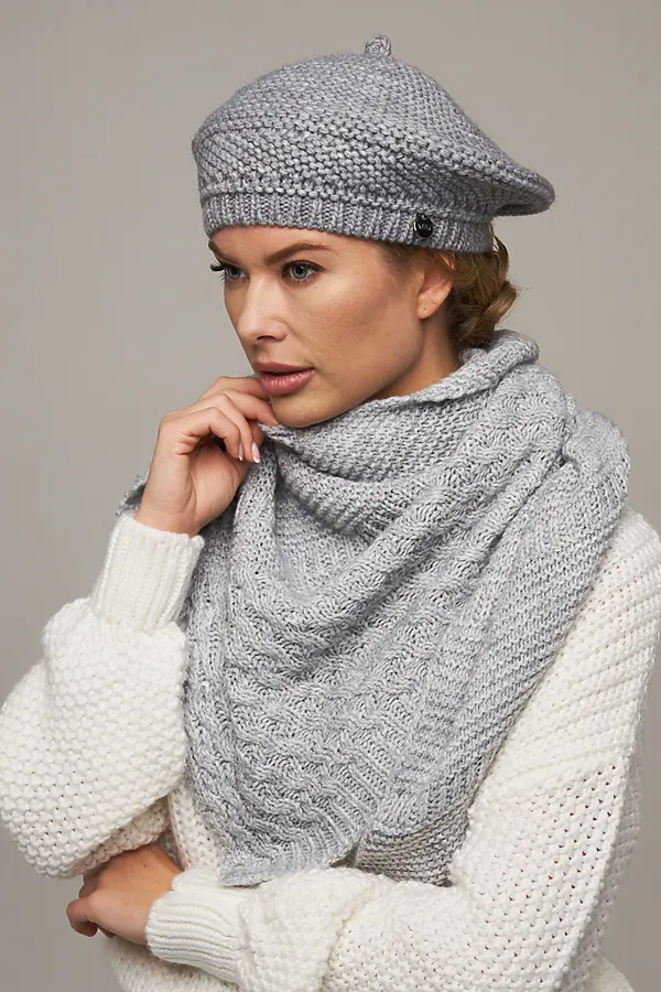 Шарф VAY, св.серый - фото 1