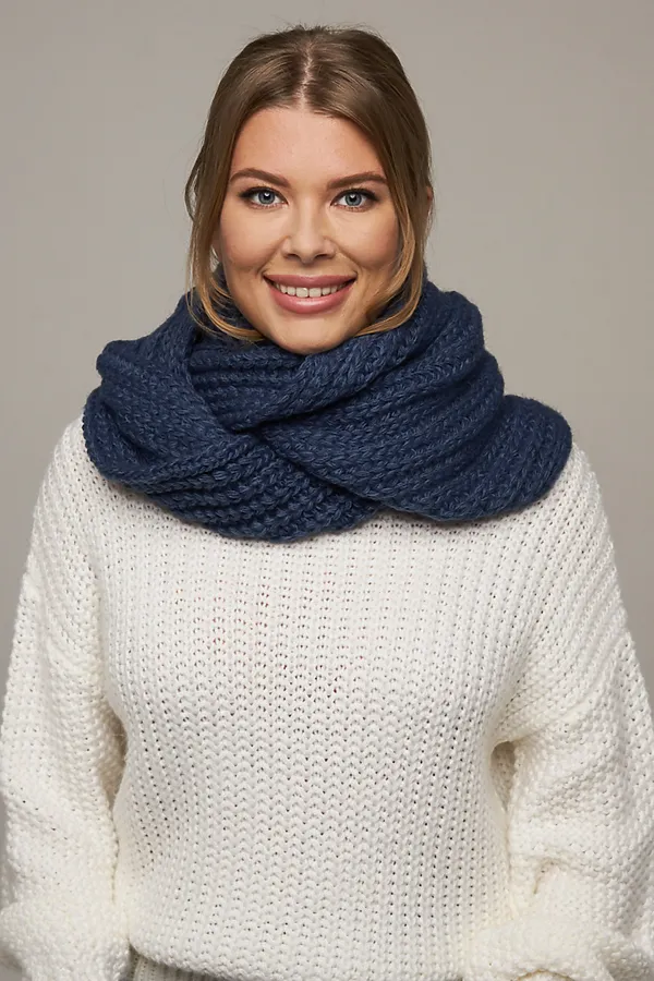 Снуд VAY, джинс - фото 1