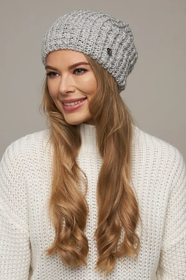 Шапка VAY, св.серый - фото 1