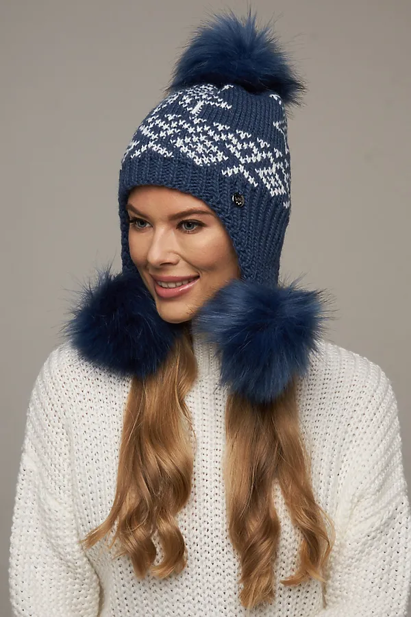 Шапка VAY, джинс - фото 1