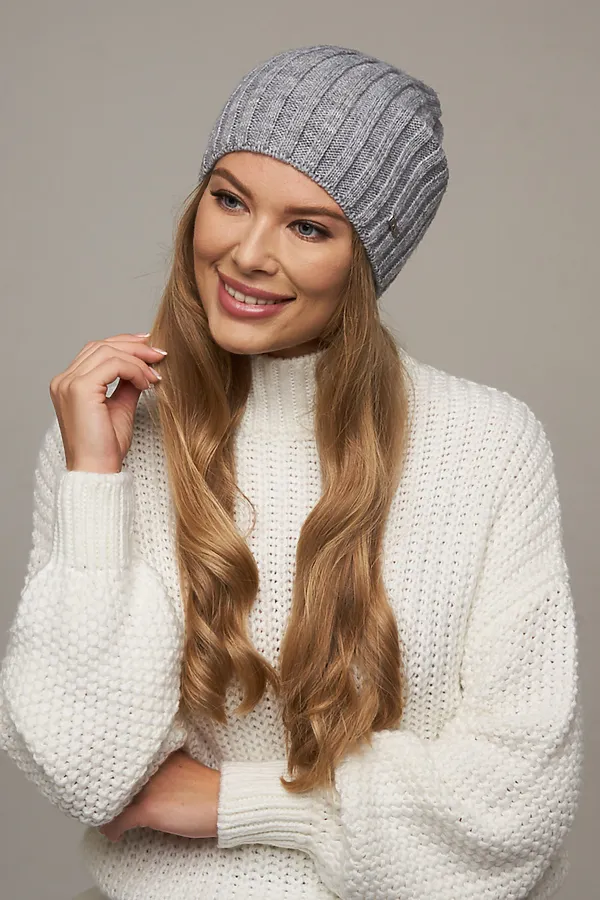 Шапка VAY, св.серый - фото 1