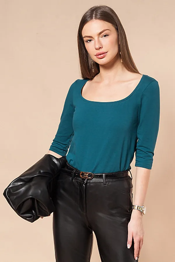 Футболка VILATTE, изумруд - фото 1