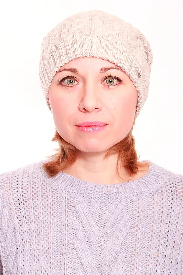 Шапка VAY, св.бежевый - фото 1