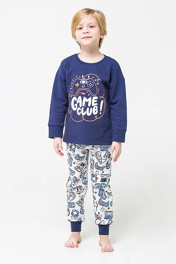 Пижама CROCKID SALE, синий - фото 1
