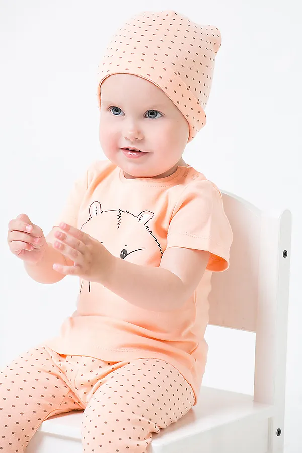 Шапка CROCKID SALE, персиковый - фото 1