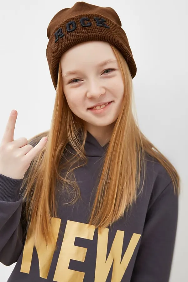 Шапка MARK FORMELLE, молочный шоколад - фото 1