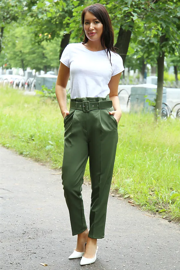 Брюки 3448 НАТАЛИ, хаки - фото 1